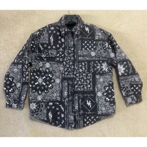 Hot Wheels x Forever 21 Los Angeles Bandana‎ SoCal Jacket Mens Small Black/White